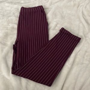 cute pinstripe pants, dress up or dress down